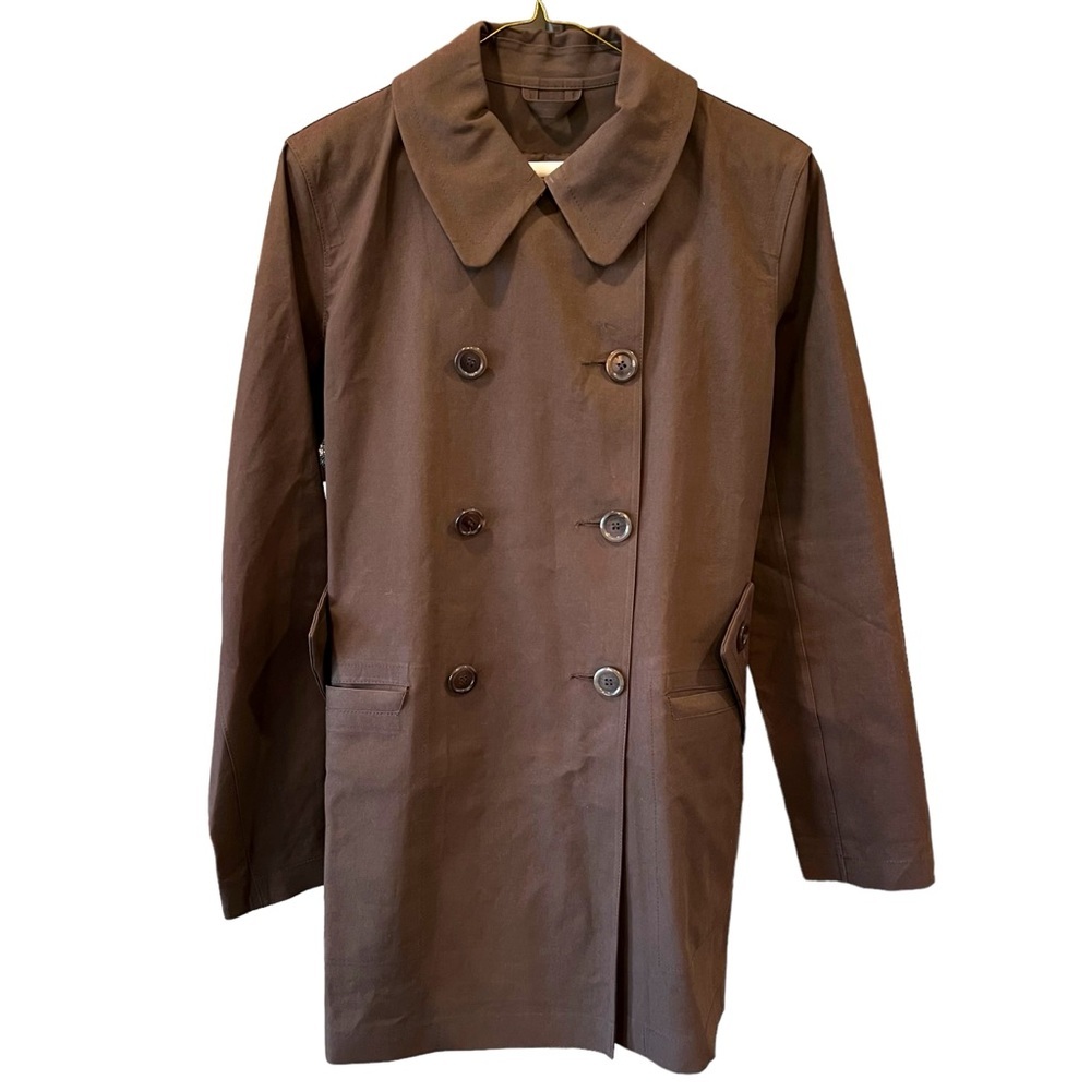 Louis Vuitton Brown Mackintosh Trench Coat Size 42